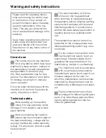 Preview for 4 page of Miele T 5206 Operating And Installation Instructions