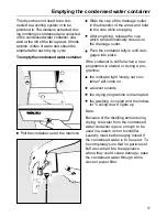 Предварительный просмотр 17 страницы Miele T 586 C Operating Instructions Manual