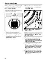 Предварительный просмотр 18 страницы Miele T 586 C Operating Instructions Manual