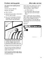 Предварительный просмотр 23 страницы Miele T 586 C Operating Instructions Manual