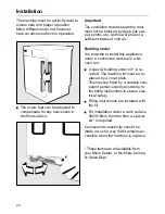 Предварительный просмотр 24 страницы Miele T 586 C Operating Instructions Manual