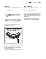 Preview for 27 page of Miele T 640 Operating Instructions Manual