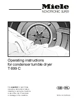 Miele T 699 C Operating Instructions Manual предпросмотр