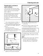 Предварительный просмотр 25 страницы Miele T 699 C Operating Instructions Manual