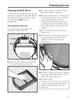 Предварительный просмотр 27 страницы Miele T 7644 C Operating Instructions Manual