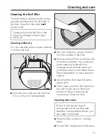 Preview for 21 page of Miele T 7734 Operating Instructions Manual