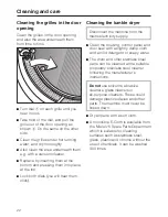 Preview for 22 page of Miele T 7734 Operating Instructions Manual