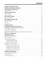 Preview for 3 page of Miele T 7744 C Operating Instructions Manual