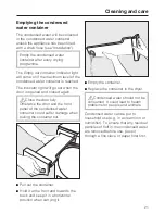 Preview for 21 page of Miele T 7744 C Operating Instructions Manual