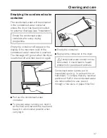 Preview for 37 page of Miele T 8000 WP SUPERTRONIC Operating Instructions Manual