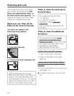 Preview for 38 page of Miele T 8000 WP SUPERTRONIC Operating Instructions Manual