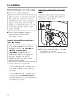 Preview for 58 page of Miele T 8000 WP SUPERTRONIC Operating Instructions Manual