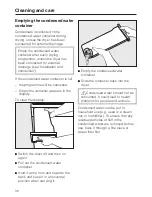 Предварительный просмотр 38 страницы Miele T 8001 WP SUPERTRONIC Operating Instructions Manual