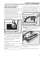 Предварительный просмотр 51 страницы Miele T 8001 WP SUPERTRONIC Operating Instructions Manual