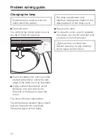 Предварительный просмотр 52 страницы Miele T 8001 WP SUPERTRONIC Operating Instructions Manual