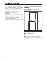 Предварительный просмотр 28 страницы Miele T 8002  VENT ED DRYER - OPERATING AND Operating And Installation Manual