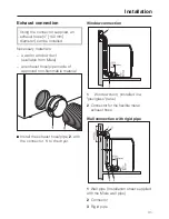 Предварительный просмотр 35 страницы Miele T 8002  VENT ED DRYER - OPERATING AND Operating And Installation Manual