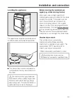 Предварительный просмотр 59 страницы Miele T 8007 WP SUPERTRONIC Operating Instructions Manual