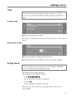 Предварительный просмотр 67 страницы Miele T 8007 WP SUPERTRONIC Operating Instructions Manual