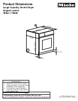 Miele T 8019 Ci Dimension Manual preview