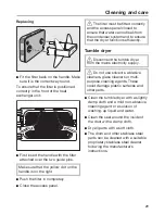 Preview for 29 page of Miele T 8164 WP Operating Instructions Manual