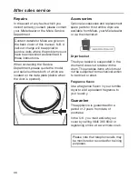 Preview for 36 page of Miele T 8164 WP Operating Instructions Manual