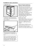 Preview for 40 page of Miele T 8164 WP Operating Instructions Manual