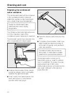 Preview for 22 page of Miele T 8432 C Operating Instructions Manual