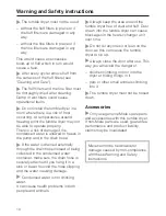 Preview for 10 page of Miele T 8626 WP Operating Instructions Manual