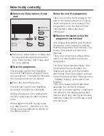 Preview for 18 page of Miele T 8626 WP Operating Instructions Manual