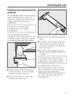 Preview for 27 page of Miele T 8626 WP Operating Instructions Manual