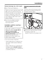 Preview for 47 page of Miele T 8626 WP Operating Instructions Manual