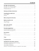 Preview for 3 page of Miele T 8685 C Operating Instructions Manual