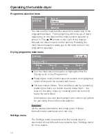 Preview for 12 page of Miele T 8685 C Operating Instructions Manual