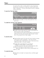 Preview for 22 page of Miele T 8685 C Operating Instructions Manual