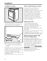 Preview for 46 page of Miele T 8685 C Operating Instructions Manual