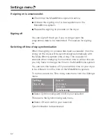 Preview for 62 page of Miele T 8685 C Operating Instructions Manual