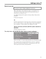 Preview for 63 page of Miele T 8685 C Operating Instructions Manual