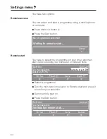 Preview for 64 page of Miele T 8685 C Operating Instructions Manual