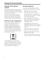 Preview for 2 page of Miele T 8812 C Operating Instructions Manual