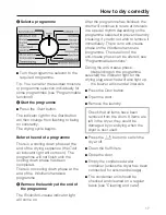 Preview for 17 page of Miele T 8812 C Operating Instructions Manual