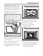 Preview for 25 page of Miele T 8812 C Operating Instructions Manual