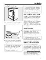 Preview for 37 page of Miele T 8812 C Operating Instructions Manual