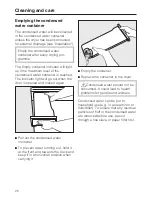 Preview for 26 page of Miele T 8822 C Operating Instructions Manual