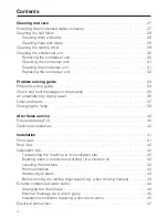 Preview for 4 page of Miele T 8823 C Operating Instructions Manual