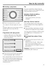 Preview for 19 page of Miele T 8861 WP Edition 111 Operating Instructions Manual