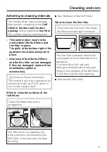 Preview for 27 page of Miele T 8861 WP Edition 111 Operating Instructions Manual