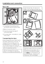 Preview for 42 page of Miele T 8861 WP Edition 111 Operating Instructions Manual