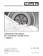 Preview for 1 page of Miele T 8903 C Operating Instructions Manual