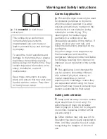 Preview for 5 page of Miele T 8903 C Operating Instructions Manual